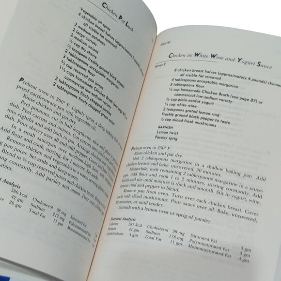 American Heart Association Cookbook 5th Edition 1991 Vintage Hardcover Revised - Picture 7 of 9